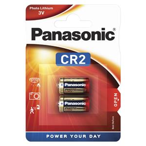 1x2 Panasonic Photo CR-2 Lithium