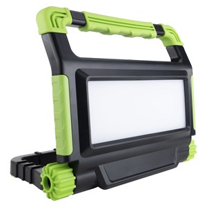 REV LED Battery Work Light Spot Green 50W with Stand