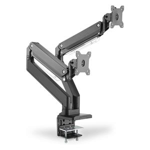 DIGITUS universal Dual Monitor Stand w. Clamp & Gas Pressure