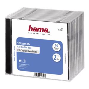 Hama CD Double Box 10pcs Jewel-Case 44747