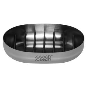 Joseph Joseph EasyStore Luxe Soap Dish    Stainless Steel