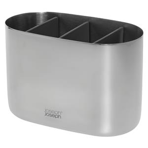 Joseph Joseph EasyStore Luxe Large Toothbrush Caddy St. Steel