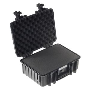 B&W Outdoor Case Type 4000 black with pre-cut foam insert