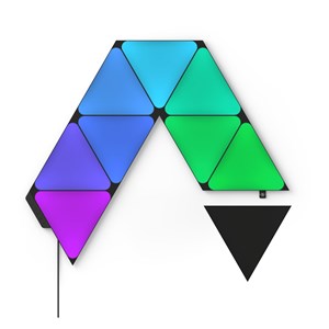 Nanoleaf Shapes Triangles Ultra Black Edition Starter Kit - 9PK