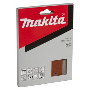 Makita P-33118 Sandpaper Velcro 102x114mm  100