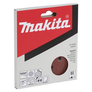 Makita P-43555 Schleifpap. Kl. 125mm K80
