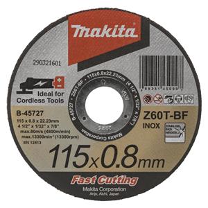 Makita B-45727 Cutting Disk 115x0,8mm INOX