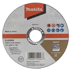 Makita D-65969 cutting disk 125x1,0mm INOX