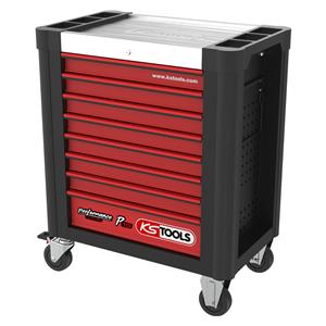 KS Tools PERFORMANCEplus P10 black/red Tool Trolley