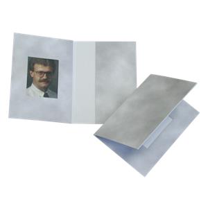 1x100 Daiber Folders Passport Photograph, grey, 31x42 mm