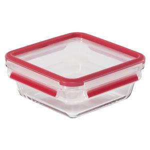 Emsa Clip&Close Glass Food Container 0,8 L red
