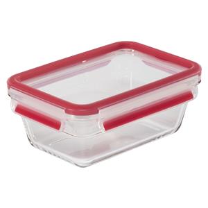 Emsa Clip&Close Glass Food Container 850 ml  red