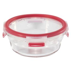 Emsa Clip&Close Glass Food Container 600 ml  red