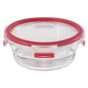 Emsa Clip&Close Glass Foos Container 500 ml  red