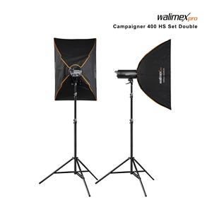 walimex pro Campaigner 400 HS Set Double