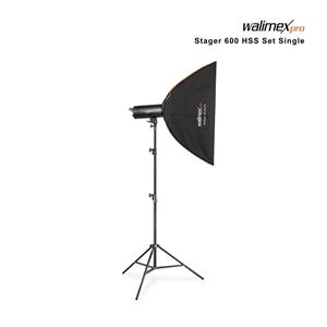 walimex pro Stager 600 HSS Set Single