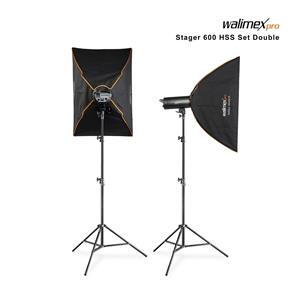 walimex pro Stager 600 HSS Set Double