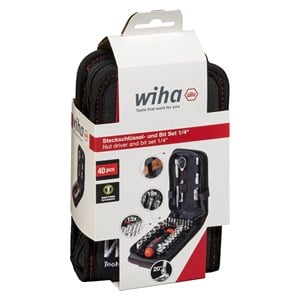Wiha socket and bit set 1 /4