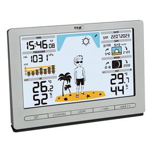 TFA 35.1097.54 silber METEO JACK Funk-Wetterstation