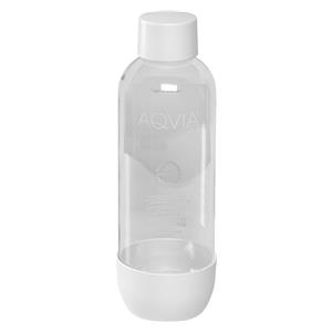 Aqvia PET Water Bottle 1L White
