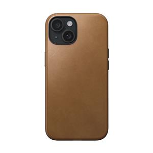 Nomad Modern Leather Case iPhone 15 English Tan