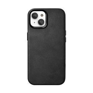 Woodcessories Bio Leather Case MagSafe iPhone 15 Plus Black