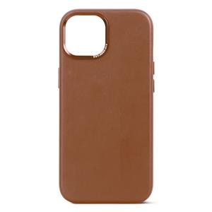 Decoded Leather Backcover for iPhone 15 Tan