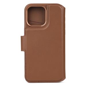 Decoded Leather Detachable Wallet for iPhone 15 Pro Tan