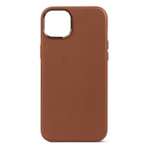 Decoded Leather Backcover for iPhone 15 Plus Tan