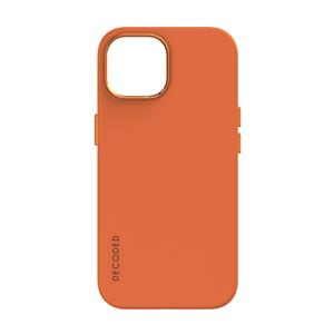 Decoded AntiMicrobial Silicone Backcover iPhone 15 Apricot