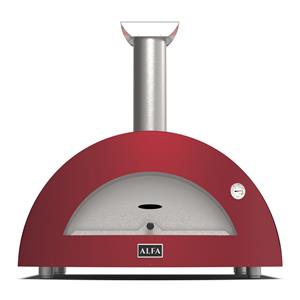 Alfa Forni Moderno 3 Pizze Wood red