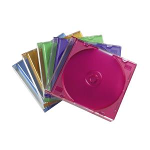 1x25 Hama CD-Sleeves Slim Box coloured 51166