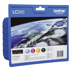 Brother LC-985 Value Pack BK/C/M/Y