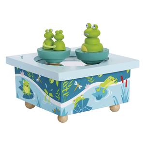 Trousselier Music Box Dancing Frogs