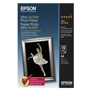 Epson Ultra Glossy Photo Paper A4, 15 Sheet, 300g S041927