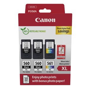 Canon PG-560 XL x2 /CL-561 XL Photo Value Pack