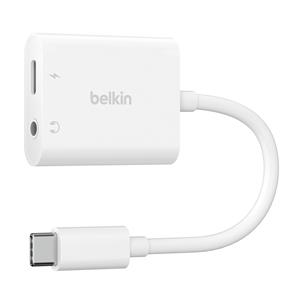 Belkin RockStar 3,5mm Audio- and USB-C Ladeadap. white NPA004btWH