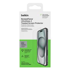 Belkin Screenforce UltraGlass2 antiba.iPhone 15 Plus /14 ProMax