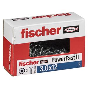 Fischer PowerFast II 3,0x12 SK PZ VG blvz 200
