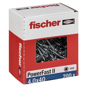Fischer PowerFast II 4,0x40 SK TX TG blvz 200