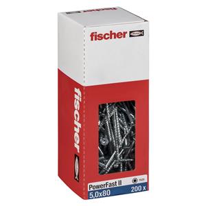 Fischer PowerFast II 5,0x80 SK TX TG blvz 200