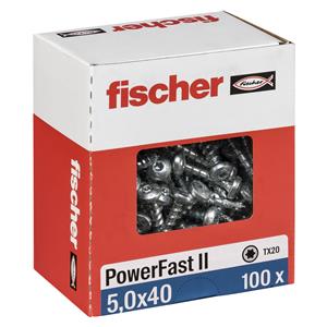 Fischer PowerFast II 5,0x40 PH TX VG blvz 100