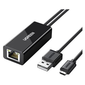 UGREEN Ethernet Adapter for TV / Chromecast Micro-USB auf RJ45