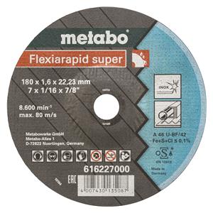 Metabo Flexiarapid super 180x1,6 x22,23 Inox