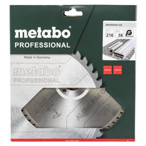 Metabo AluminiumCutProf 216x30 5 8FZ/TZ 5neg