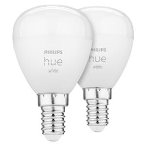 Philips Hue LED Lamp E14 2-Pack Set 5,7W 470lm White Luster