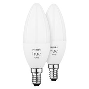 Philips Hue LED Lamp E14 2-Pack Set 5,5W 470lm White