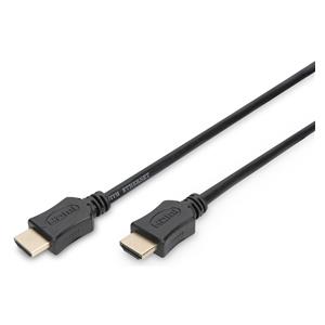 DIGITUS HDMI HighSpeed Ethernet HDMI, 10m, HDMI 1.3, gold, sw