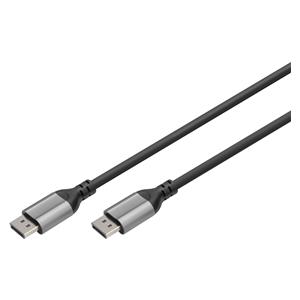 DIGITUS 8K DisplayPort Cable 1.4 Version, 60Hz, DP/DP, black 2m