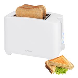 Bomann TA 6065 CB white 2 Slice Toaster